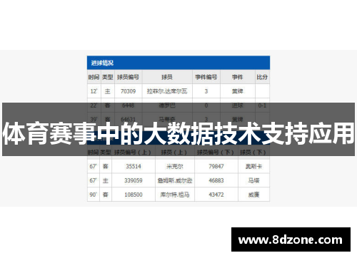 体育赛事中的大数据技术支持应用